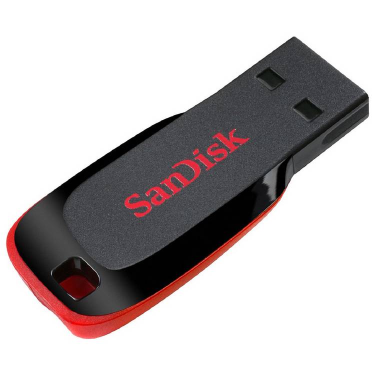 SanDisk Cruzer Blade USB flash drive 128GB - British product