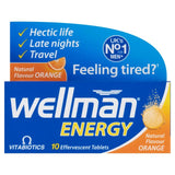 Vitabiotics Wellman Orange Energy Effervescent Tablets    10 per pack GOODS M&S   