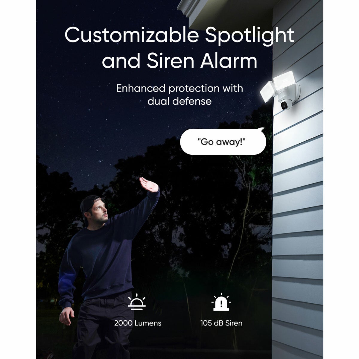 eufy Floodlight E30 2K smart security camera - British product