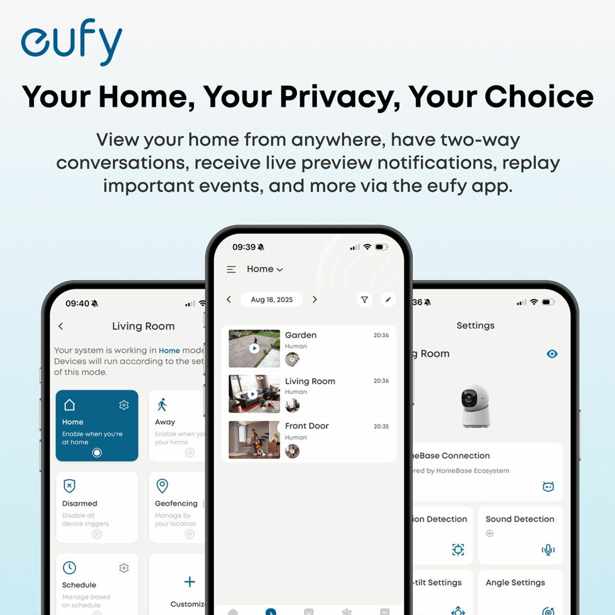 eufy Floodlight E30 2K smart security camera - British product