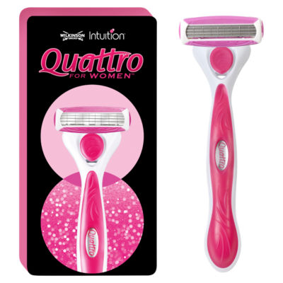 Rasoir Wilkinson Sword Intuition Quattro pour femmes - Produit britannique
