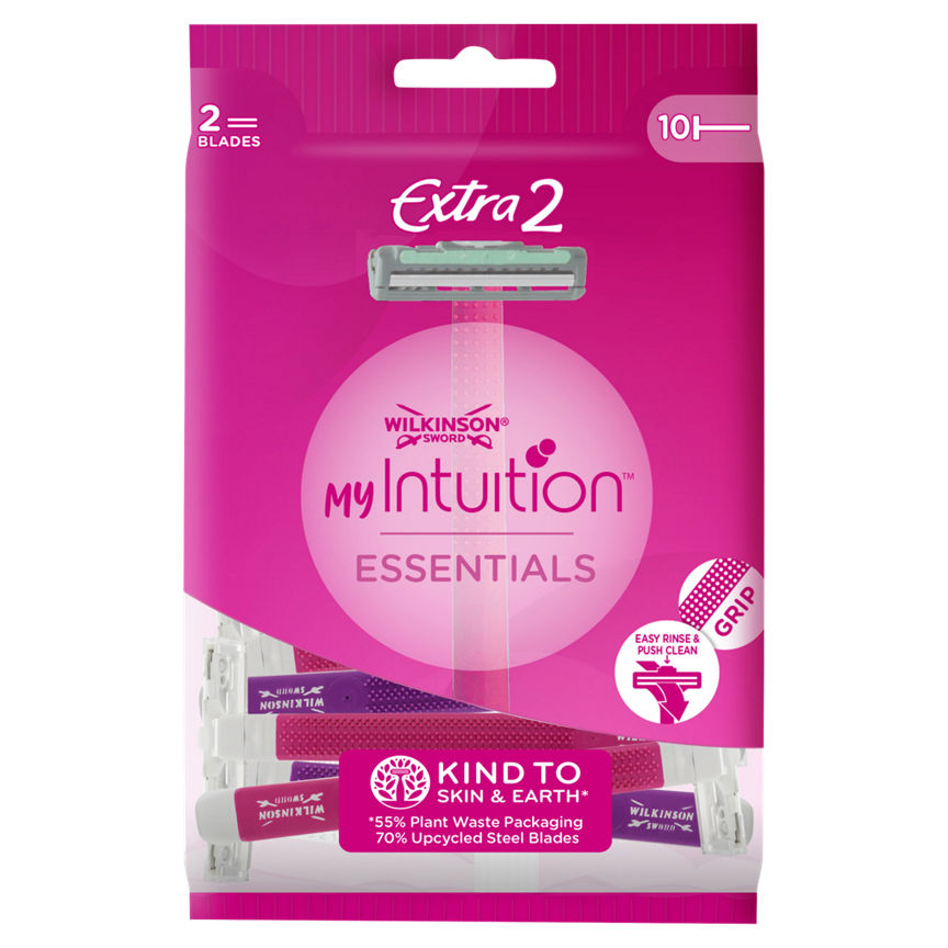 Wilkinson Sword My Intuition Essentials Extra 2 Women's Disposable Razors x10