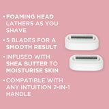 Wilkinson Sword Intuition Ultra Moisture Damen-Rasierklingen im 3er-Pack, importiert aus Großbritannien