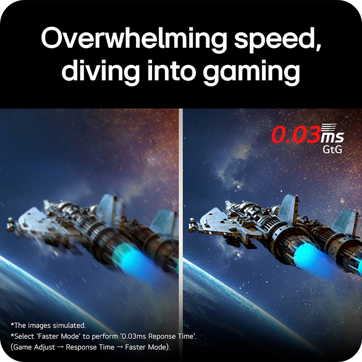 LG UltraGear 27 inch OLED gaming monitor, imported from the UK