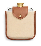 Ralph Lauren Home decorative hip flask with duelling polo players, 355ml capacity, imported from the UK