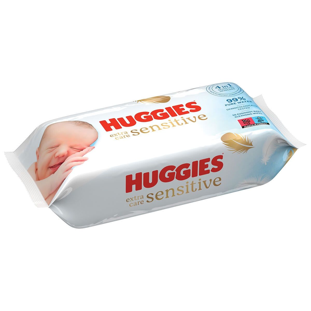 Huggies Pure Extra Care Baby Wipes, 8 x 56 Wipes Nappies & Wipes Costco UK