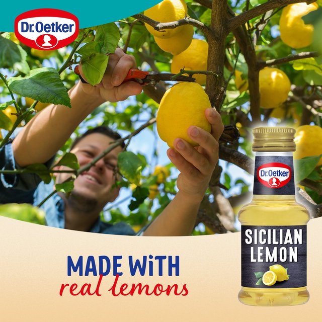 Dr. Oetker Natural Sicilian Lemon Extract   35ml GOODS M&S   