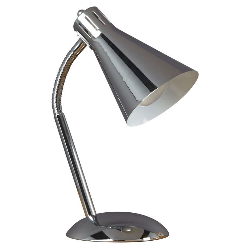 George Home Chrome Desk Lamp General Household ASDA   