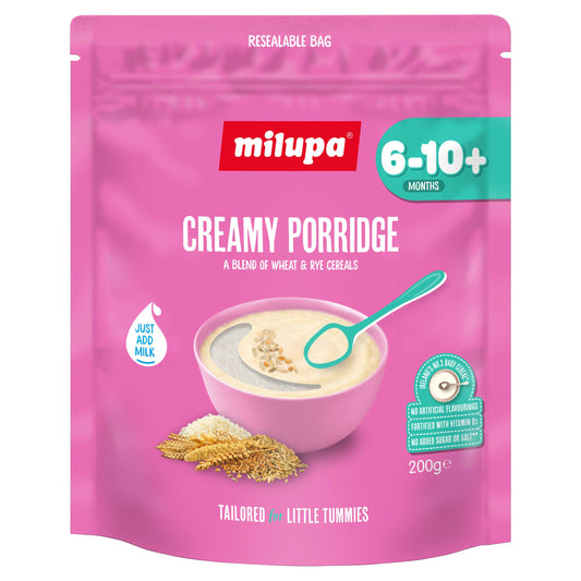 Milupa Creamy Porridge 6-10+ Months 200g GOODS Sainsburys   