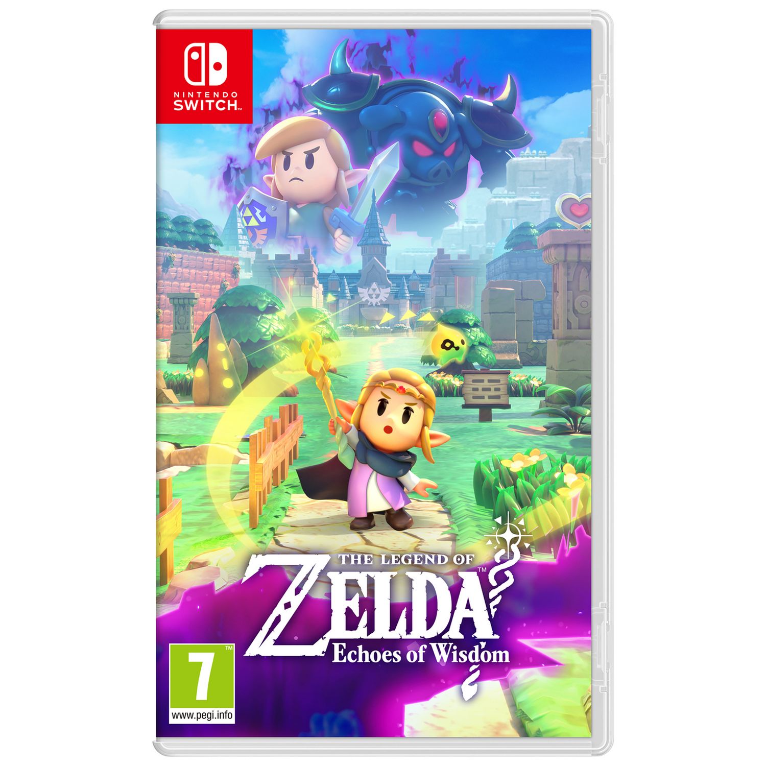 The Legend of Zelda Echoes of Wisdom Nintendo Switch game card, imported from the UK