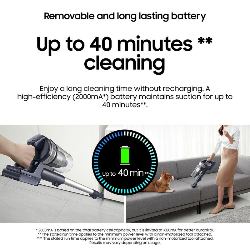 Samsung cordless vacuum cleaner Jet 60 Turbo (British brand)