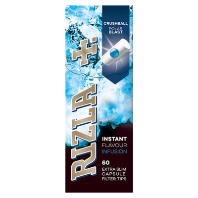 Rizla Polar Blast Extra Slim Filtres 60s Papiers à rouler