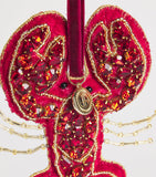 Harrods jewelled lobster tree decoration, imported from the UK