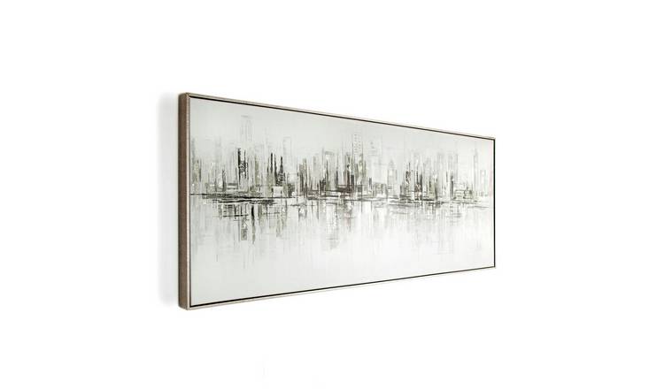 Art for the Home New York painted framed canvas 120x50cm - British product