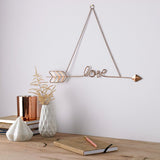 Art for the Home Love Story metal wall sculpture 31x43cm, imported from the UK