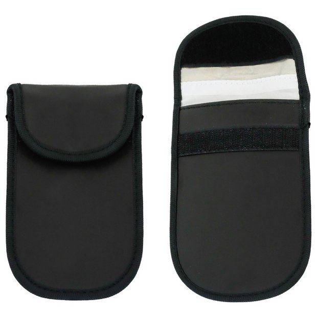 Streetwize car key signal blocking pouch black double pack, UK version