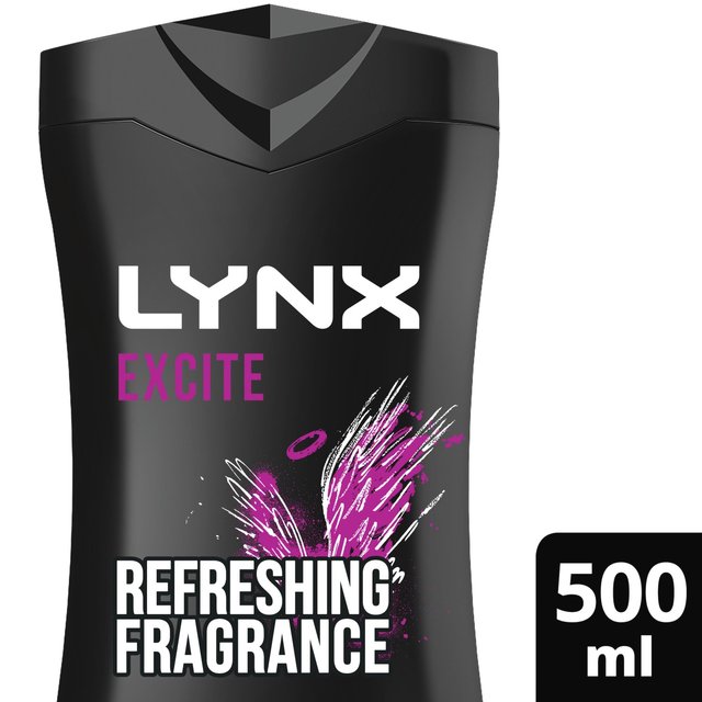 Lynx Excite Body Wash Shower Gel    500ml GOODS M&S   