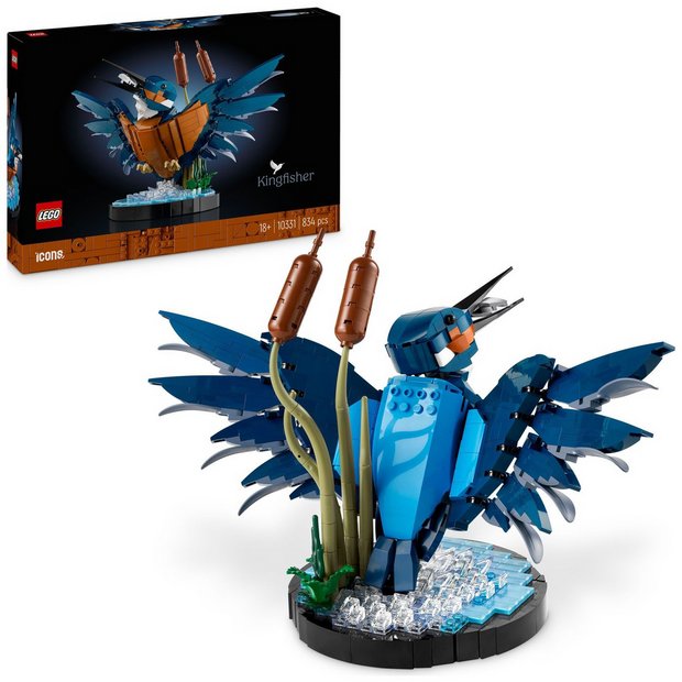 LEGO Icons Kingfisher Bird building set 834 pieces (British brand)