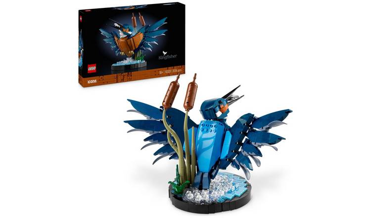 LEGO Icons Kingfisher Bird building set 834 pieces (British brand)