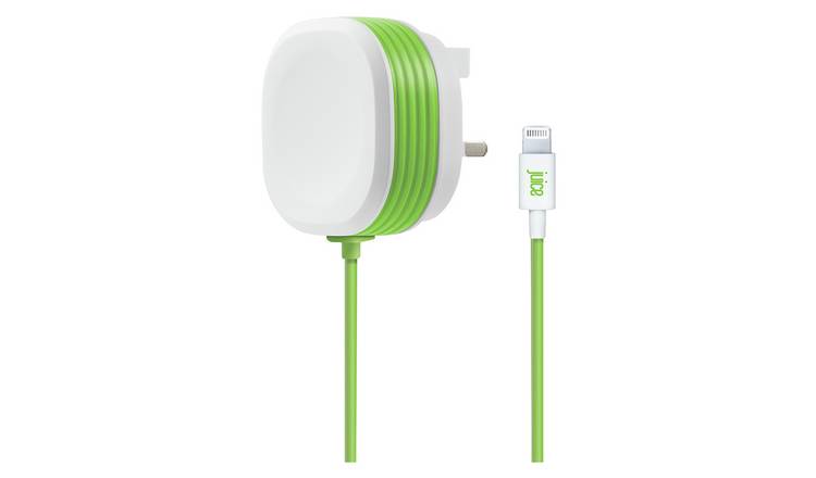 Juice 20W Lightning charger with integrated cable (British brand)