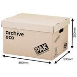 StorePAK eco archive storage boxes set of 5 (British brand)