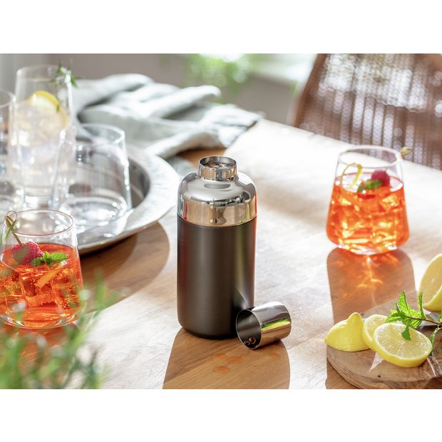 Habitat Cocktail Shaker black 21cm tall, UK version