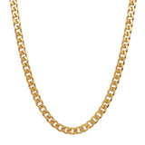 Revere 9ct gold plated curb chain necklace 20 inch, UK version