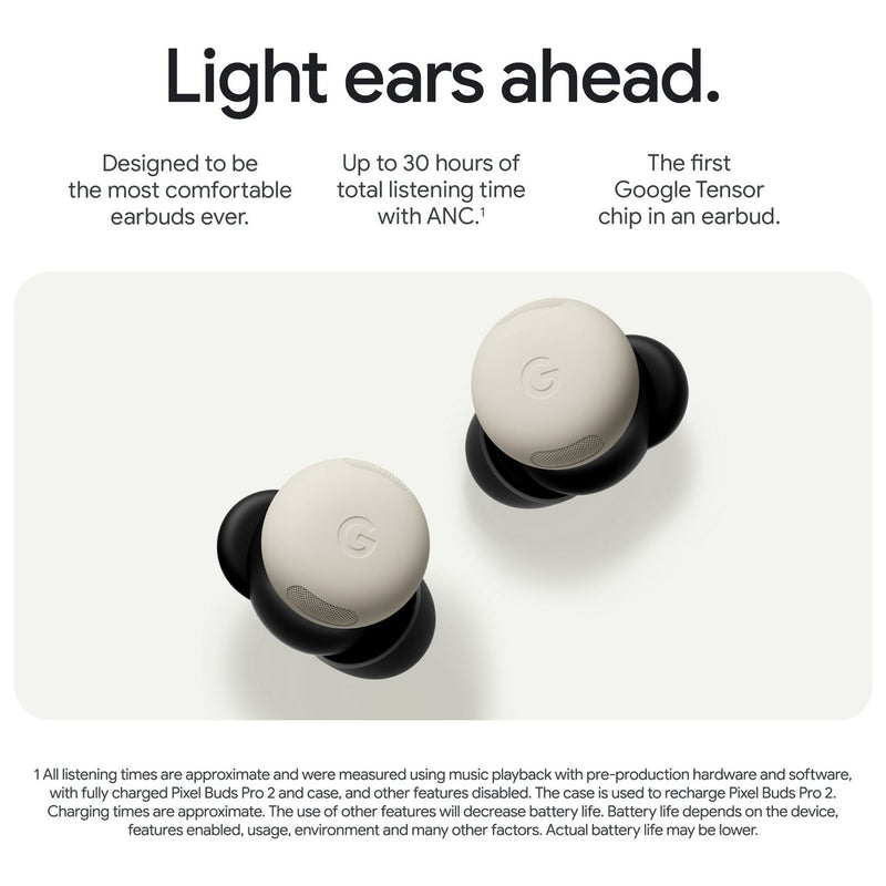 Google Pixel Buds Pro 2 wireless earbuds Porcelain, UK version