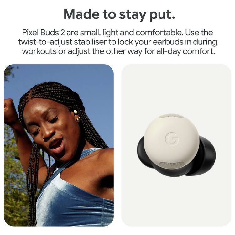 Google Pixel Buds Pro 2 wireless earbuds Porcelain, UK version