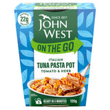 John West On the Go Italian Tuna Pasta Pot Tomato & Herb GOODS ASDA   