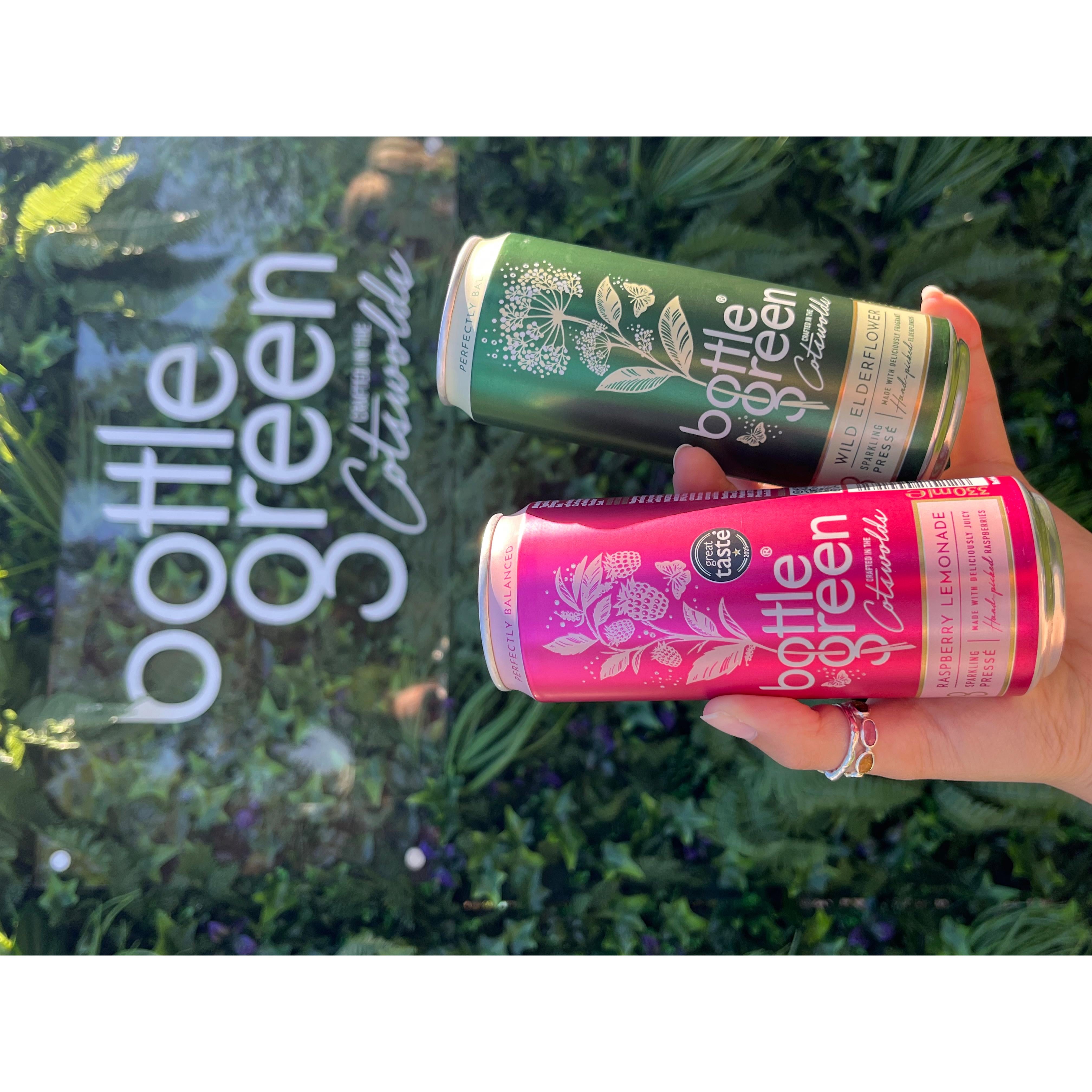 Bottlegreen Wild Elderflower Sparkling Pressé 4 x 250ml (British brand)