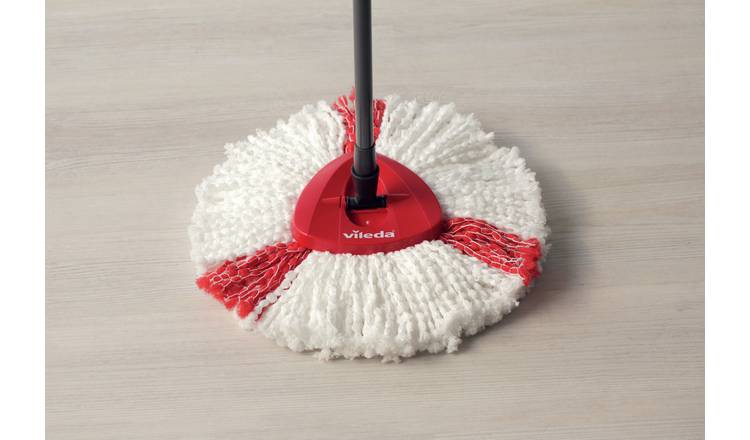 Vileda 2 in 1 Microfibre Turbo Mop Head Pack of 2