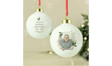 Personalised Message Photo Upload Memorial Christmas Bauble GOODS Argos