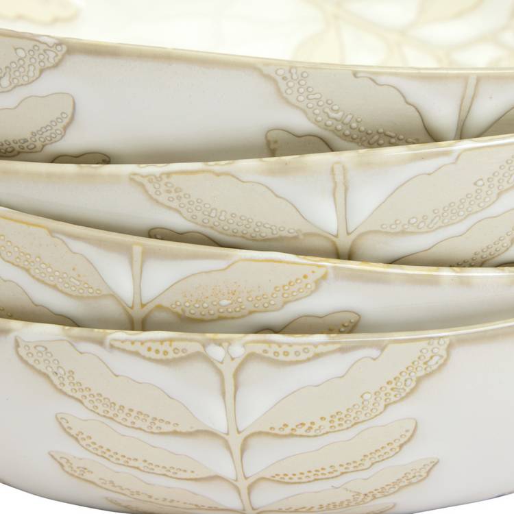 Habitat x Sanderson Bellis pasta bowls 4pk - British product