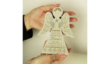 Personalised Message Wooden Angel Christmas Ornament GOODS Argos