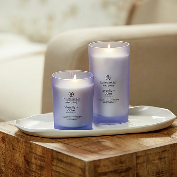 Chesapeake Bay candle Lavender Thyme medium - British product