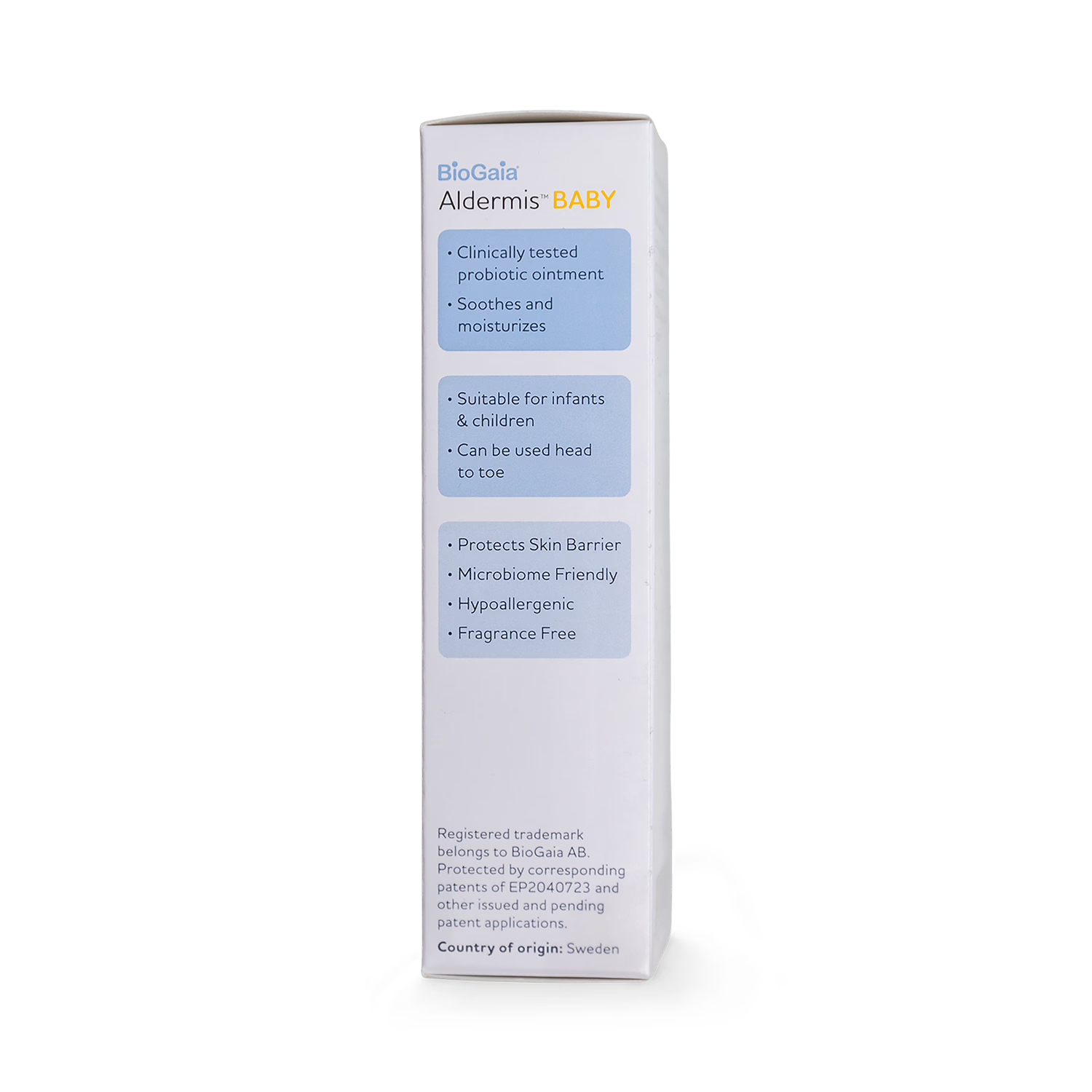 BioGaia Aldermis baby ointment 23g, UK version