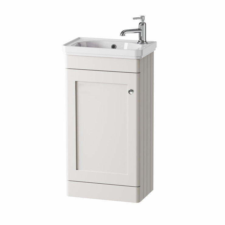 Tavistock Ashby cloakroom vanity unit white 46.4 cm, imported from the UK