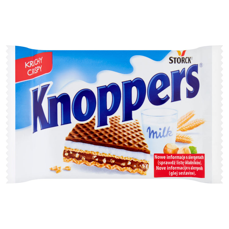 Storck Knoppers milk-nut wafer 3-pack 75g - British product