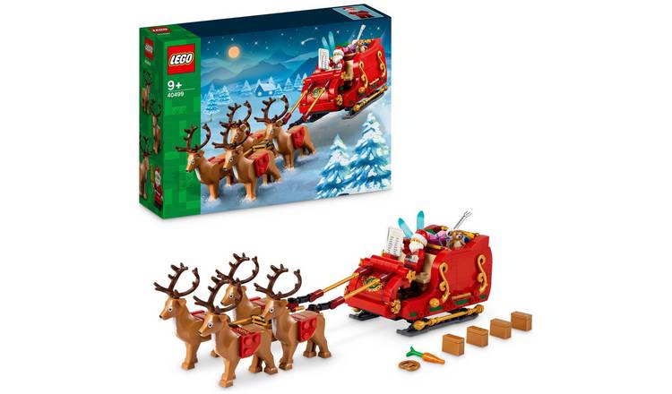 LEGO Iconic Santa's Sleigh Christmas Building Toy 40499