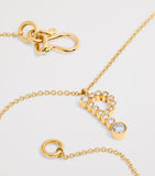 Sophie Bille Brahe diamond initial P necklace, imported from the UK