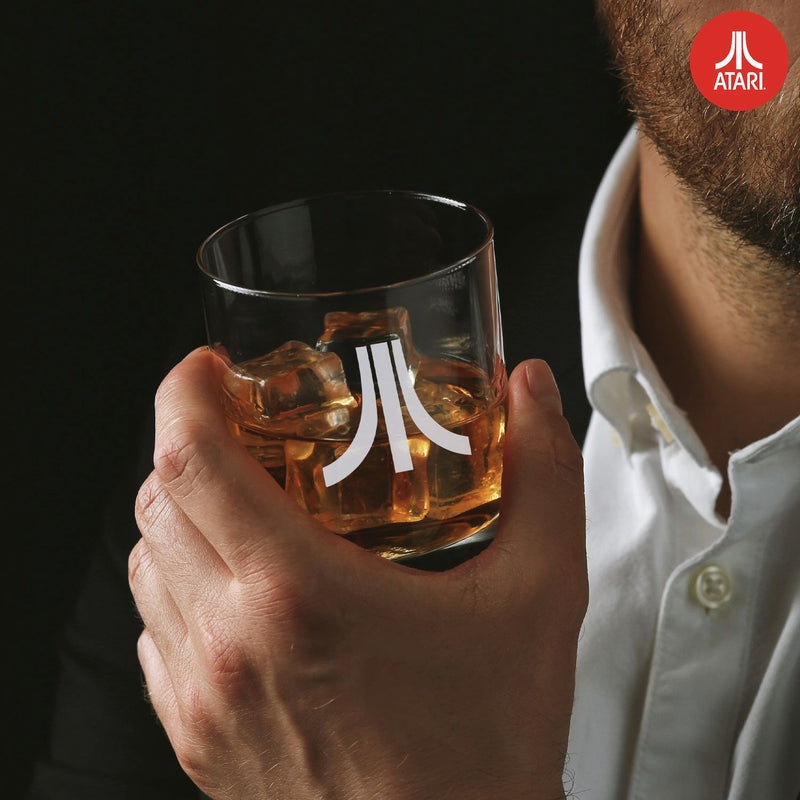 Atari CX-10 decanter set with whiskey glasses, imported from the UK