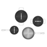 Berghoff Helix 4PC stainless steel cookware set - British product