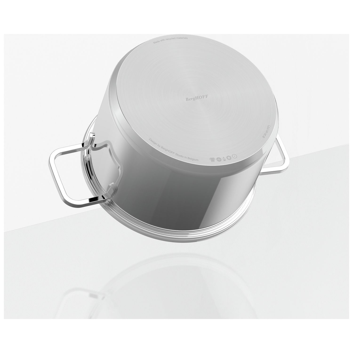 Berghoff Helix 4PC stainless steel cookware set - British product