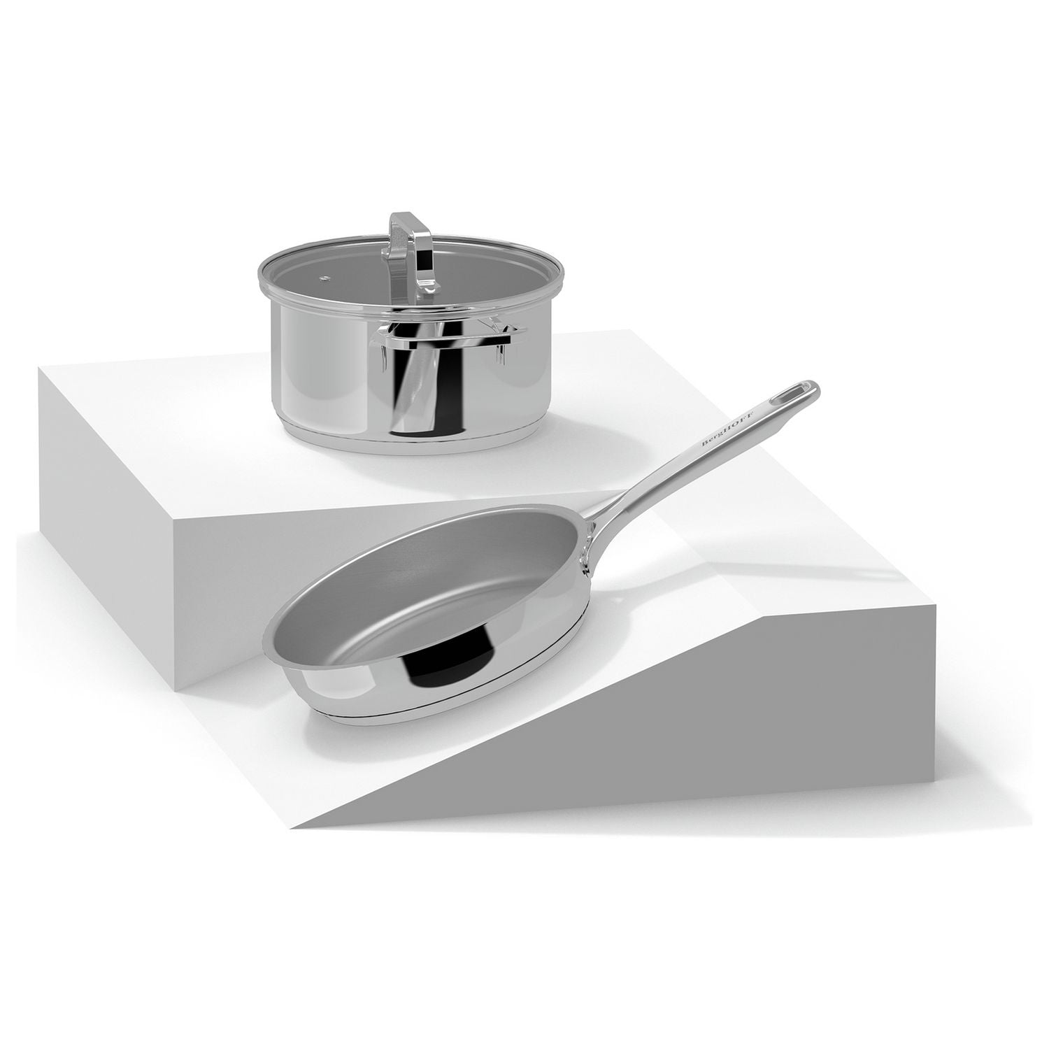 Berghoff Helix 4PC stainless steel cookware set - British product