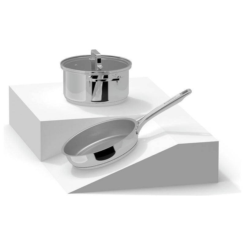 Berghoff Helix 4PC stainless steel cookware set - British product