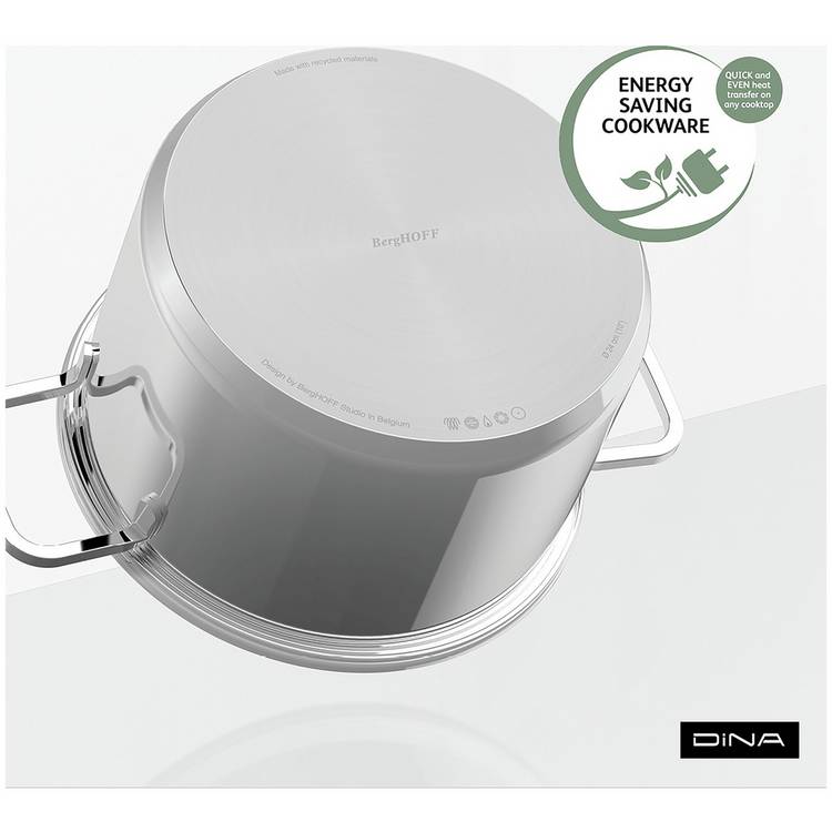 Berghoff Helix 4PC stainless steel cookware set - British product