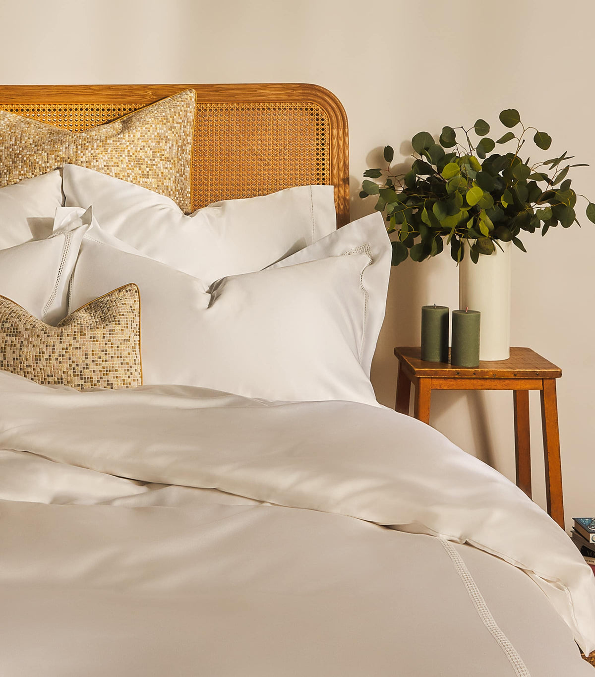 Celso De Lemos Egyptian Cotton Mosaic Boudoir Pillowcase 30cm x 40cm - British product