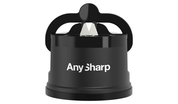 AnySharp black knife sharpener, imported from the UK