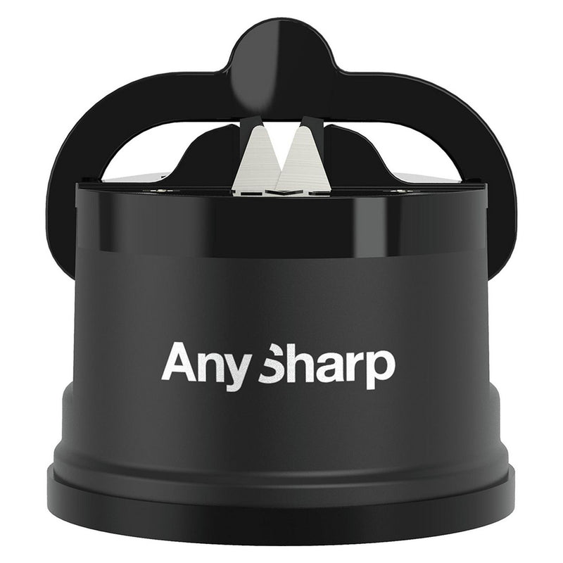 AnySharp black knife sharpener, imported from the UK